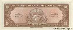 10 Pesos CUBA  1960 P.079b UNC