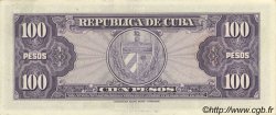 100 Pesos KUBA  1958 P.082c fST+