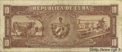 10 Pesos CUBA  1960 P.088c BB