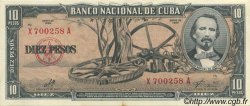 10 Pesos CUBA  1960 P.088c q.FDC