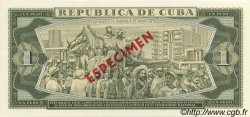 1 Peso Spécimen CUBA  1979 P.102s NEUF