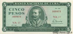 5 Pesos KUBA  1984 P.103c ST