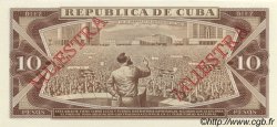 10 Pesos Spécimen CUBA  1986 P.104s UNC
