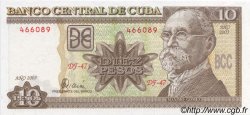 10 Pesos CUBA  2003 P.117f FDC