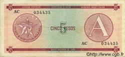 5 Pesos CUBA  1985 P.FX03 pr.SUP