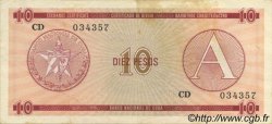 10 Pesos CUBA  1985 P.FX04 TTB
