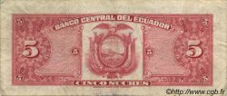 5 Sucres EKUADOR  1970 P.100d fSS