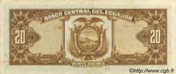 20 Sucres ECUADOR  1973 P.103b EBC+