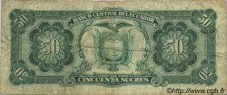 50 Sucres ECUADOR  1984 P.122a MB