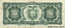 50 Sucres ECUADOR  1988 P.122a VF