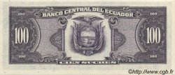 100 Sucres ECUADOR  1986 P.123 q.FDC