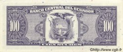 100 Sucres ECUADOR  1992 P.123Aa SPL+