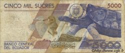 5000 Sucres ECUADOR  1987 P.126a RC+
