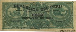 100 Centavos de Inca PERU  1881 P.013 VZ