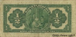 1/2 Libra PERú  1922 P.048 BC