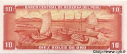 10 Soles de Oro PERú  1973 P.100c SC+