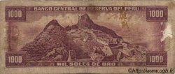 1000 Soles de Oro PERú  1972 P.105b RC