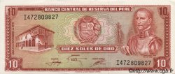 10 Soles de Oro PERU  1976 P.112 UNC