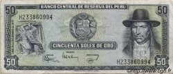 50 Soles de Oro PERú  1977 P.113 MBC