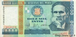 10000 Intis PERú  1988 P.140 EBC