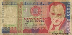 50000 Intis PERU  1988 P.143 F