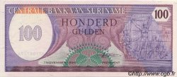 100 Gulden SURINAM  1985 P.128b ST