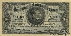 1 Peso URUGUAY  1926 P.009b VZ