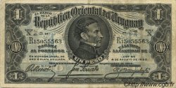 1 Peso URUGUAY  1934 P.009c BB