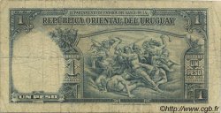1 Peso URUGUAY  1935 P.028a VG