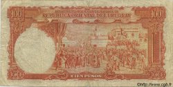100 Pesos URUGUAY  1935 P.031b TB