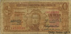 1 Peso URUGUAY  1939 P.035b fSGE