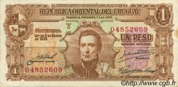 1 Peso URUGUAY  1939 P.035c fVZ