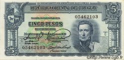 5 Pesos URUGUAY  1939 P.036b AU