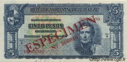 5 Pesos Spécimen URUGUAY  1939 P.036s SC