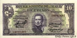 10 Pesos URUGUAY  1939 P.037c FDC
