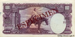 1000 Pesos Spécimen URUGUAY  1939 P.041s AU