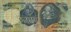 50 Nuevos Pesos URUGUAY  1981 P.061c B+