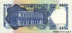 50 Nuevos Pesos URUGUAY  1987 P.061d VZ