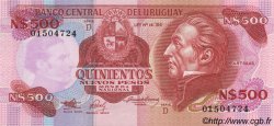 500 Nuevos Pesos URUGUAY  1991 P.063A UNC