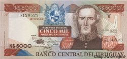 5000 Nuevos Pesos URUGUAY  1983 P.065a UNC