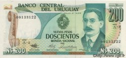 200 Nuevos Pesos URUGUAY  1986 P.066 NEUF