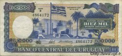 10000 Nuevos Pesos URUGUAY  1987 P.067b VF