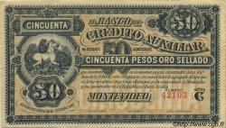 50 Pesos Non émis URUGUAY  1887 PS.165r VF