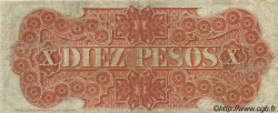 10 Pesos - 1 Doblon URUGUAY  1867 PS.385a q.MB