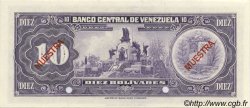 10 Bolivares Spécimen VENEZUELA  1977 P.051s3 UNC