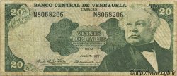 20 Bolivares VENEZUELA  1977 P.053b pr.TB