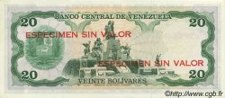20 Bolivares Spécimen VENEZUELA  1979 P.053s1 UNC