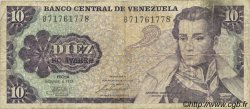 10 Bolivares VENEZUELA  1981 P.060a F