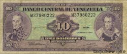 10 Bolivares VENEZUELA  1992 P.061c BC