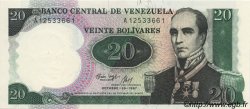 20 Bolivares Commémoratif VENEZUELA  1987 P.071 FDC